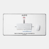 Leef de conditie van mijn bestaan Sinus Rhythm Bureaumat (Keyboard & Muis)
