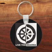 Leef de Dharma Sleutelhanger (Voorkant)