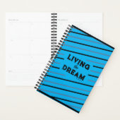 Leef de Droom 5.5" x 8.5" Planner (Blauw) (Display)