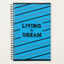 Leef de Droom 5.5" x 8.5" Planner (Blauw)