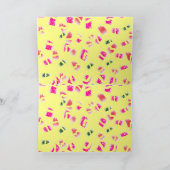 Leef de droom met roze en crème viering kaart (Binnen)