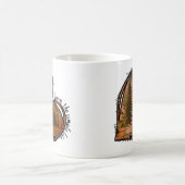 Leef de eenvoudige leven hart Natuur Koffiemok (Center)