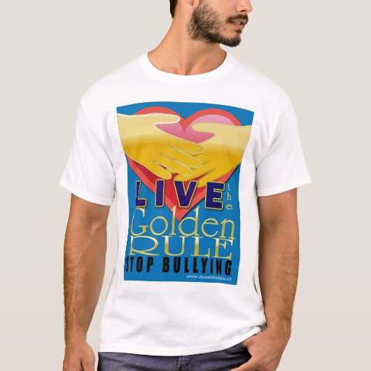 Leef de gouden regel t-shirt (Voorkant)