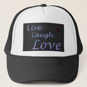 Leef de Liefde van de Lach Trucker Pet