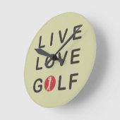 Leef de Rode Zwarte van Golfing van het Golf van Ronde Klok (Hoek)