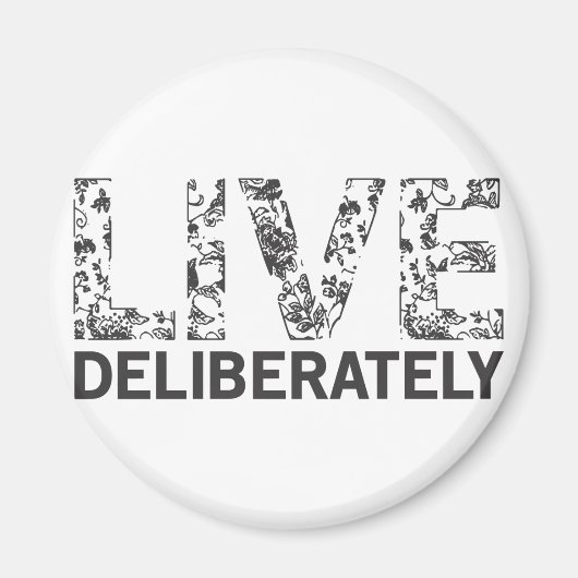 Leef doelbewust magneet (Voorkant)