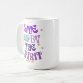 Leef door de geest - GALATEN 5:25 Koffiemok (Voorkant links)