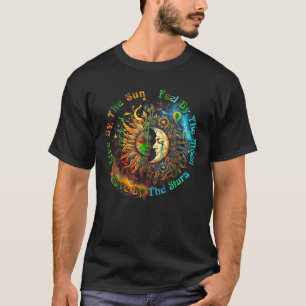 Leef door de zon door de maan te bewegen door de s t-shirt