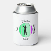 Leef, droom, adem golf blikjeskoeler (Blikje Achterkant)