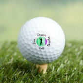 Leef, droom, adem golf golfballen (Insitu Shirt)