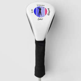 Leef, droom, adem golf golfheadcover