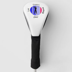 Leef, droom, adem golf golfheadcover