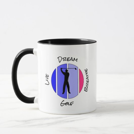 Leef, droom, adem golf mok (Links)