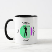 Leef, droom, adem golf mok (Links)