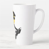 Leef een evenwichtige Levensbonsai-boom Latte Mok (Rechts)