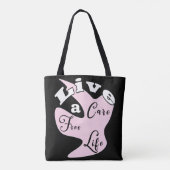 Leef een gratis canvas tas (Achterkant)