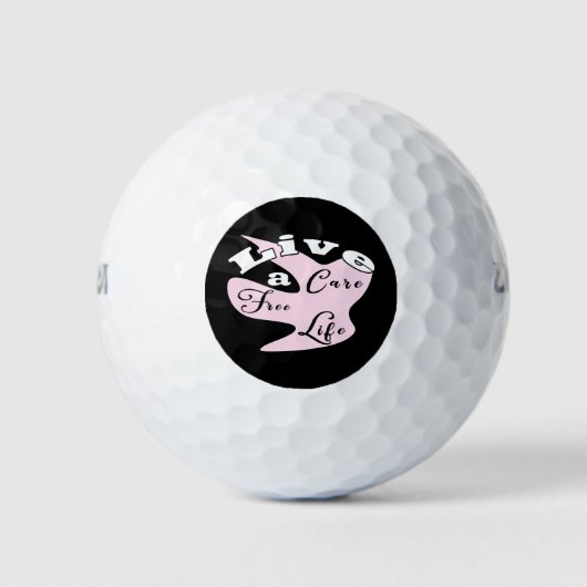 Leef een gratis golfballen (Voorkant)