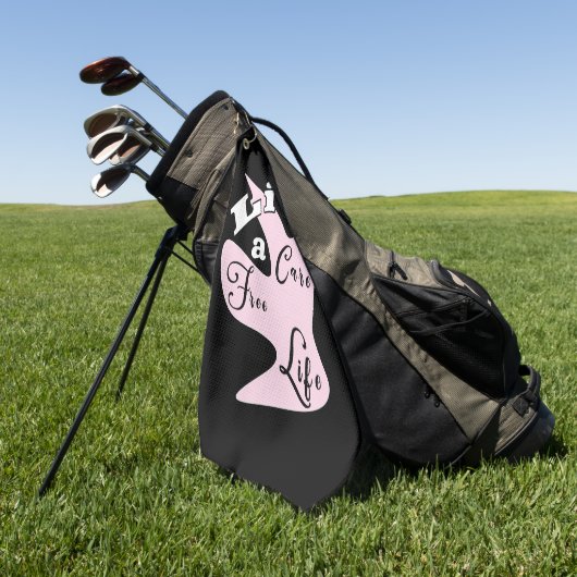 Leef een gratis golfhanddoek (Groen)