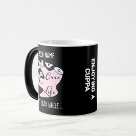 Leef een gratis koffie-mok magische mok