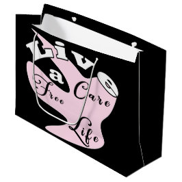 Leef een gratis tas met cadeau voor gratis gebruik groot cadeauzakje