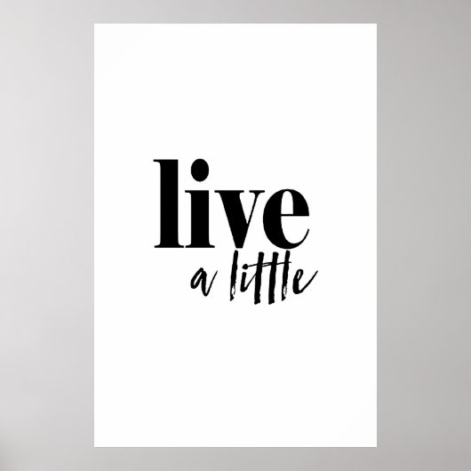 Leef een klein Poster (Voorkant)