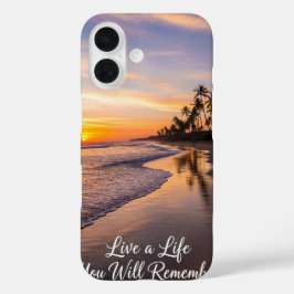 Leef een leven dat je je herinnert iPhone 16 hoesje