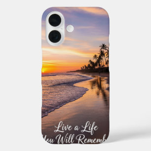 Leef een leven dat je je herinnert iPhone 16 hoesje
