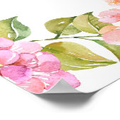 Leef een leven van liefde Ephesians citeren kunstw Poster (Hoek)