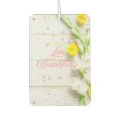 Leef een mooi leven. luchtverfrisser (Voorkant)