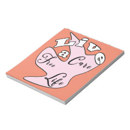 Leef een notitieblok zonder zorg