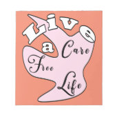 Leef een notitieblok zonder zorg (Voorkant)