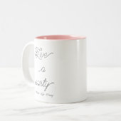 Leef een partij Mok (Voorkant links)