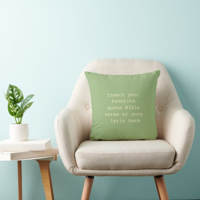 Leef Eenvoudig Inspiratieve Worp Kussen (Stoel)