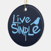 Leef Eenvoudig Keramisch Ornament (Links)
