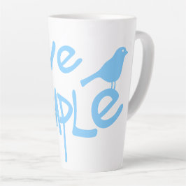 Leef Eenvoudig Latte Mok