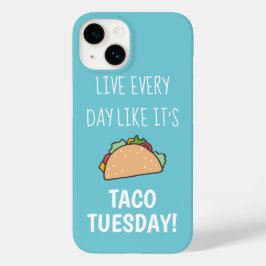 Leef elke dag als zijn Taco Dinsdag Case-Mate iPhone 14 Hoesje