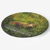 Leef elke dag alsof het Groundhog Day is! borden Papieren Bordje (Gekanteld)