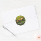 Leef elke dag alsof het Groundhog Day is! Ronde Sticker (Envelop)
