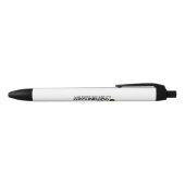 Leef elke dag alsof het Groundhog Day is! Zwarte Inkt Pen (Bovenkant)