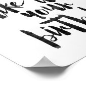 Leef elke dag alsof het jouw verjaardag is poster (Hoek)