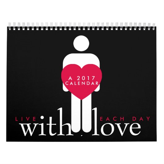 Leef elke dag met liefde. kalender (Hoes)