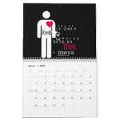 Leef elke dag met liefde. kalender (Mar 2027)