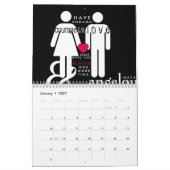 Leef elke dag met liefde. kalender (Jan 2027)
