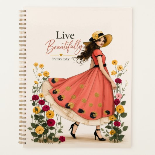 Leef elke dag mooi planner (Voorkant)