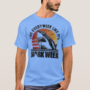 Leef elke week als Shark Weeks Shark Lover T-shirt