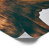 "Leef en laat leven" vegan Poster (Hoek)