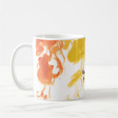 Leef en laat verven - Zwemende kleurstoffen Koffiemok (Links)