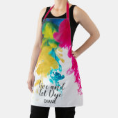 Leef en laat verven - Zwemende kleurstoffen Schort (Insitu)