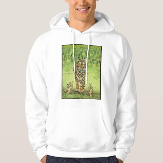 Leef en leer hoodie (Voorkant)