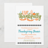 Leef gelukkig kaart (Voorkant / Achterkant)